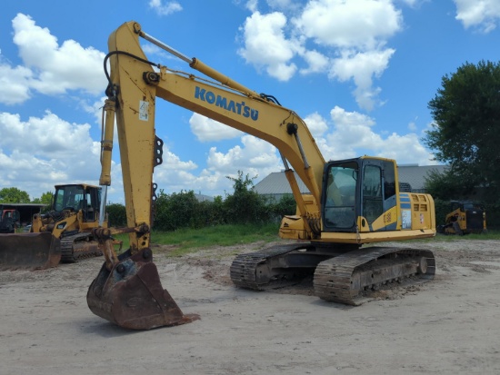 KOMATSU PC210LC-10 HYDRAULIC EXCAVATOR SN:2450615 powered by Komatsu diesel engine, equipped with