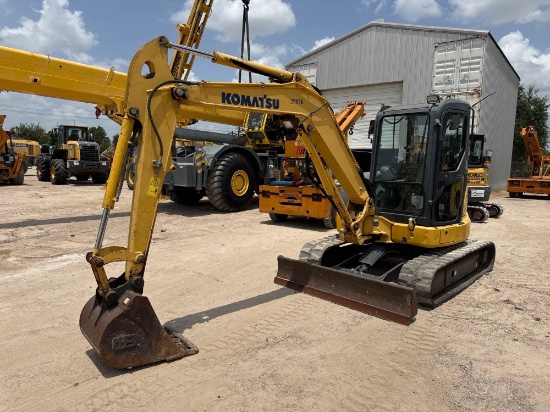 2016 KOMATSU PC55MR-5 HYDRAULIC EXCAVATOR SN:20056 powered by Yanmar diesel engine, equipped with