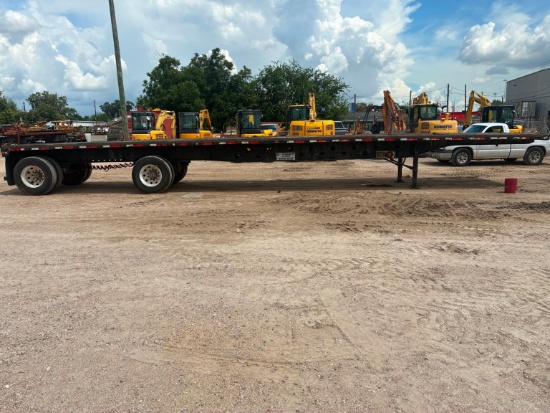 1998 TRANSCRAFT TL2000 W2 FLATBED TRAILER VN:1TTF48203W1055253 equipped with 48ft. X 102in. Flatbed