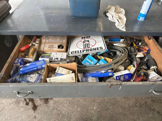 DRAWER OF TRUCK PARTS, ELECTRICAL SUPPORT EQUIPMENT