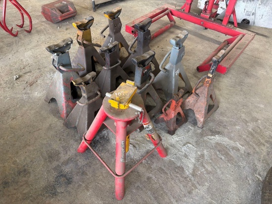 (11) Heavy Duty Jack Stands Support Equipment