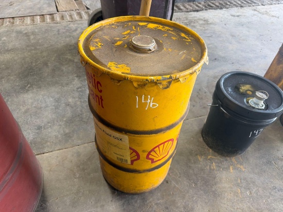 16 Gal Drum Of Transmission Fluid, Not Full Support Equipment
