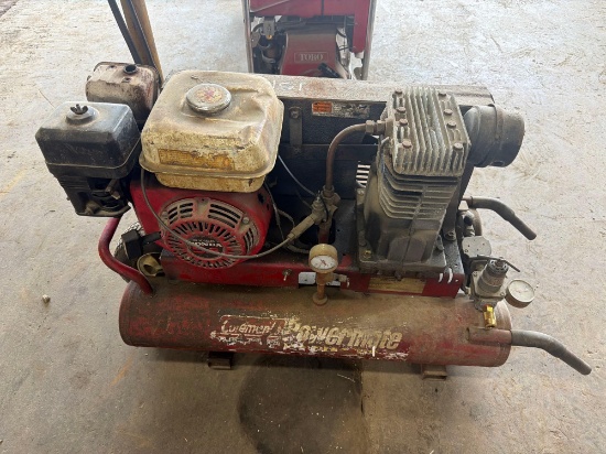Dual Tank Air Compressor Support Equipment
