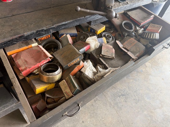 Drawer Of Bearings Support Equipment