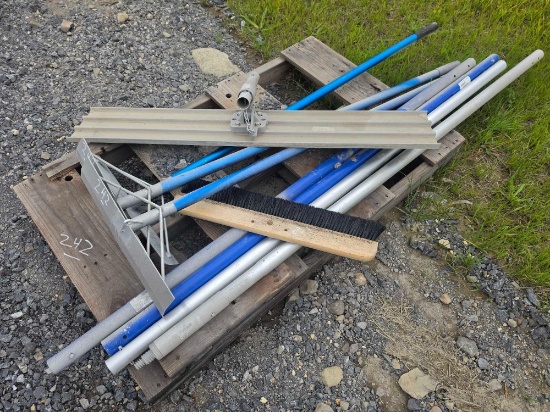 Pallet Of Concrete Tools Support Equipment