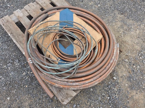 Pallet Of Copper Tubing Support Equipment