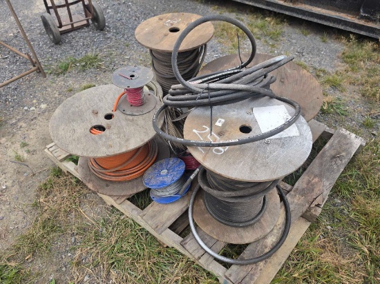 Pallet Of Misc Hoses & Wire Support Equipment