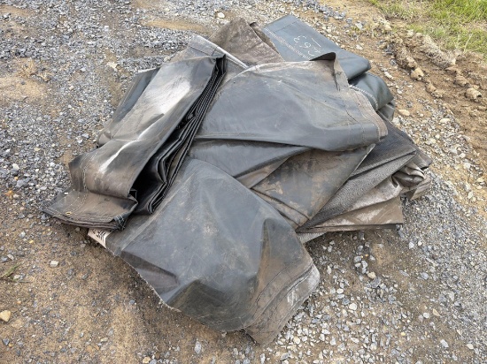 Pallet Of Misc Tarps Support Equipment