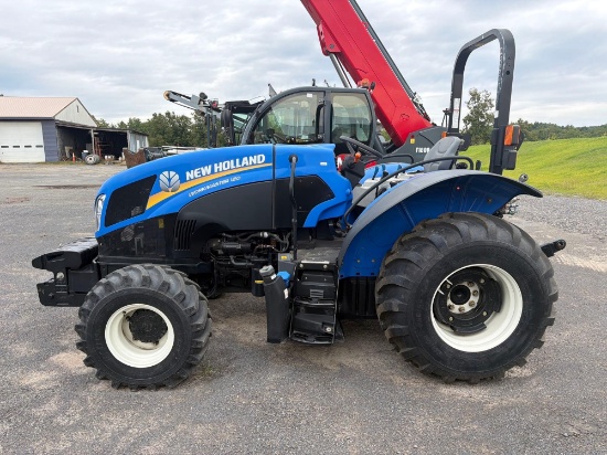 NEW UNUSED NEW HOLLAND WORKMASTER 120 TRACTOR LOADER SN:640572 4x4, powered by diesel engine, 120hp,