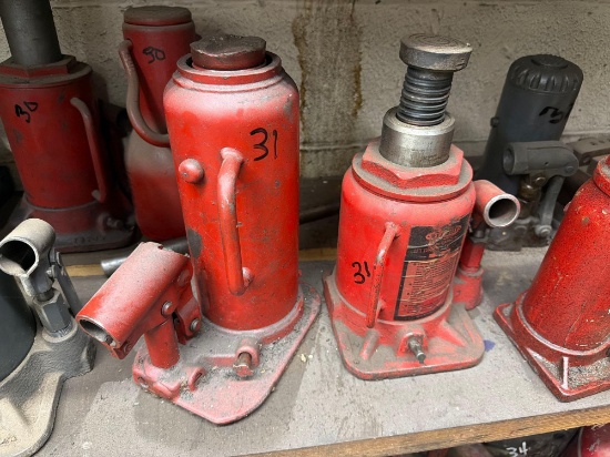 (2) 6 Ton Hydraulic Jacks Support Equipment