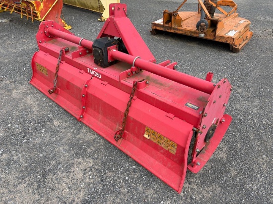TMG 80IN. ROTO TILLER TRACTOR ATTACHMENT 3pt hitch.