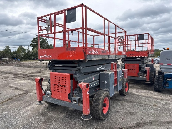 SKYJACK SJ8841RT SCISSOR LIFT SN:2036 4x4, powered by diesel engine, equipped with 41ft. Platform