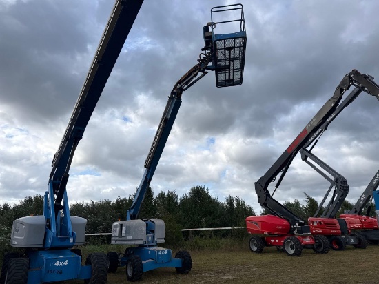 2017 GENIE S45 BOOM LIFT SN:24731 4x4, powered by diesel engine, equipped with 45ft. Platform