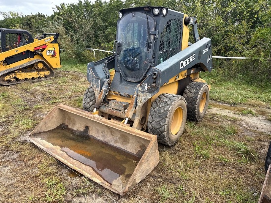 2019 JOHN DEERE 332G SKID STEER SN:1T0332GMLKF361551 powered by John Deere diesel engine, equipped