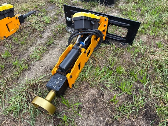 New Giyi Gy-Ad680 Pile Hammer Skid Steer Attachment