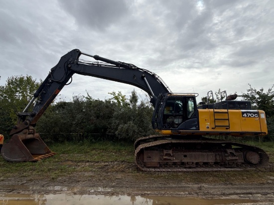 2016 JOHN DEERE 470G LC HYDRAULIC EXCAVATOR SN:1FF470GXAFE471287 powered by John Deere diesel