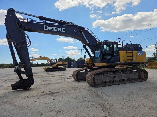 2018 JOHN DEERE 470G LC HYDRAULIC EXCAVATOR SN:1FF470GXPJF235279 powered by John Deere diesel
