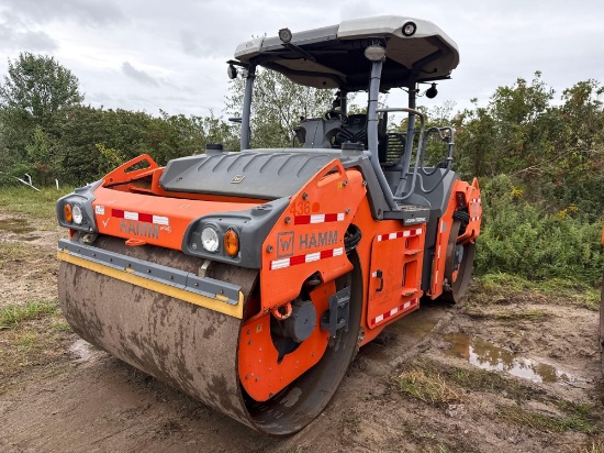 2018 HAMM HD 120 VV ASPHALT ROLLER SN:H2430087 powered by Deutz diesel engine, equipped with OROPS,