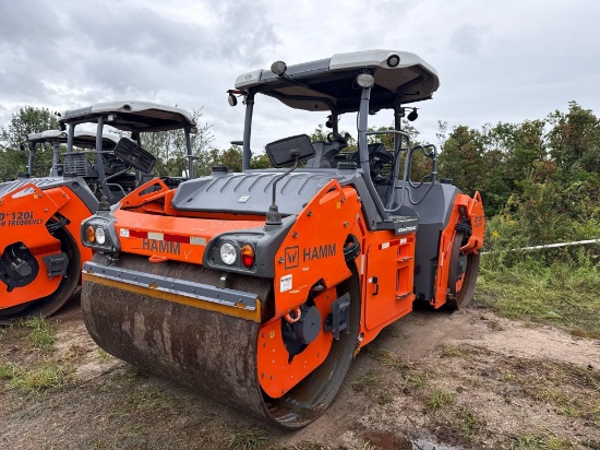 2018 HAMM HD 120 ASPHALT ROLLER SN:H243.0086 powered by Deutz diesel engine, equipped with OROPS,