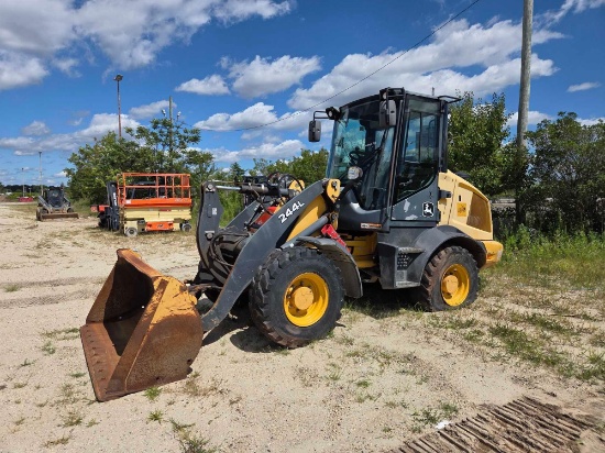 2019 JOHN DEERE 244L RUBBER TIRED LOADER SN:1LU244LXPZB052559 powered by John Deere diesel engine,
