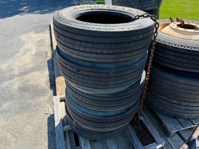 (5) Goodyear 245/70r19.5 Tires - Used Tires, New & Used