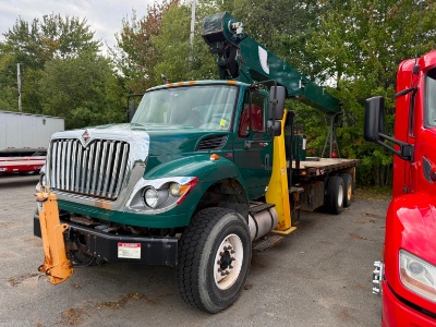 2012 INTERNATIONAL WORKSTAR 7500 BOOM TRUCK VN:1HTWNAZT9CJ610706 powered by Maxxforce diesel engi...