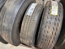 (1) NEW FALKEN 255/70R22.5 SUPPORT EQUIPMENT