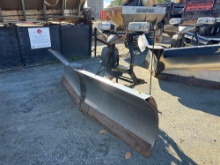 FISHER 9FT. 6IN. EXTREME V STAINLESS STEEL POWER ANGLE V SNOW PLOWS SNOW EQUIPMENT