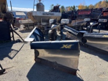 FISHER 9FT. 6IN. XV2 STAINLESS STEEL POWER ANGLE V SNOW PLOWS SNOW EQUIPMENT