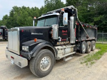 2016 WESTERN STAR W4900SF DUMP TRUCK VN:5KKMAEDV1GPGZ9577 powered by Detroit DD13 diesel engine,