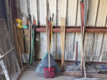 (6) LEAF RAKES SUPPORT EQUIPMENT
