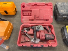 MILWAUKEE ROTARY HAMMER WITH CHARGER SUPPORT EQUIPMENT
