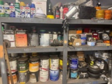 SECOND SHELF SUPPORT - NUTS, BOLTS, LIGHTS, SANDPAPER, PULLEYS SUPPORT EQUIPMENT