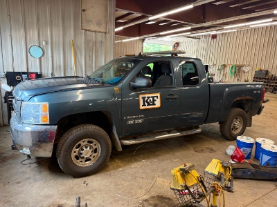2009 CHEVY 2500HD PICKUP TRUCK VN:1GCHK59629E152864 4x4, powered by Duramax diesel engine, equipped