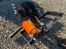 NEW WOLVERINE ADB-13-1218R AUGER DRIVE & BIT SKID STEER ATTACHMENT includes 12in. & 18in.