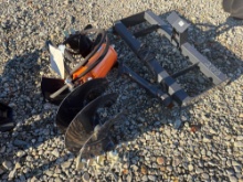 NEW WOLVERINE ADB-13-1218R AUGER DRIVE & BIT SKID STEER ATTACHMENT includes 12in. & 18in.