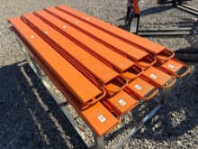 NEW WOLVERINE EX-66-78L 8FT. PALLET FORK EXTENSIONS SKID STEER ATTACHMENT
