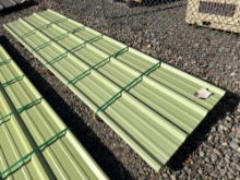 NEW 28 GAUGE MIXED COATING R PANELS, 36IN. X 12FT. LONG NEW SUPPORT EQUIPMENT