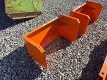 NEW 36IN. MINI SNOW PUSHER MINI TRACK LOADER ATTACHMENT
