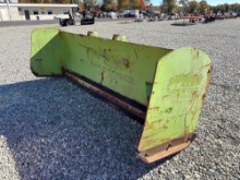12 FT SNOW PUSHER RUBBER TIRED LOADER ATTACHMENT