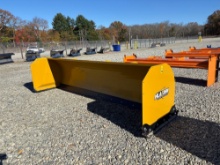 12 FT NEW SNOW PUSHER 3500 SN; 22206323, SKID STEER ATTACHMENT