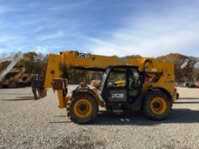 JCB 510-56 TELESCOPIC FORKLIFT SN:2673099 4x4, powered by diesel engine, equipped with EROPS, air,