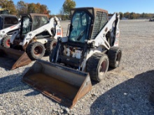 BOBCAT 873G SKID STEER SN:5141416647 powered by diesel engine, equipped with EROPS, heat, auxiliary