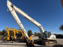 TEREX TXC300LC-2 LONG REACH EXCAVATOR SN:40012 powered by diesel engine, equipped with Cab, air,