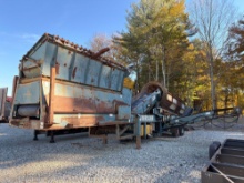POWERSCREEN 620 TROMMEL SCREENING PLANT powered by diesel engine. SN/NA