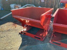 NEW 2 CUBIC YARD SELF DUMPING HOPPER SCRAP RECYCLING EQUIPMENT 4,000lb capacity.