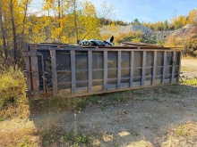 ROLL OFF PLASTIC ENCLOSED TANK TRUCK PARTS & ACCESSORIES Approx. 7,000 gallons.