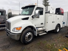 2026 KENWORTH T280 SERVICE TRUCK VN:2NK3HM6X5TM221251 powered by Paccar diesel engine, equipped w...