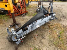 WIRTGEN 20IN. HYDRAULIC FOLDING CONVEYOR, NEEDS REPAIR SUPPORT EQUIPMENT