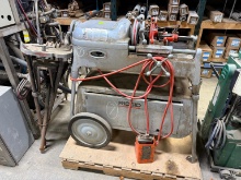 RIGID 535 PIPE THREADER WITH WHEEL KIT, RIGID PIPE CUTTER, DIE, TRI-STAND SUPPORT EQUIPMENT